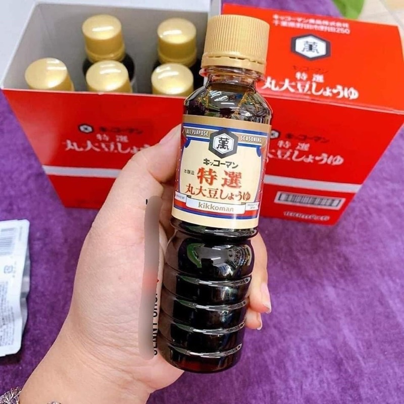 Nước tương Kikkoman Nhật Bản cho bé ăn dặm 100ml