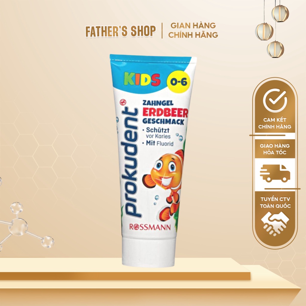 Kem Đánh Răng Prokudent 75ml (từ 0 - 6 tuổi)