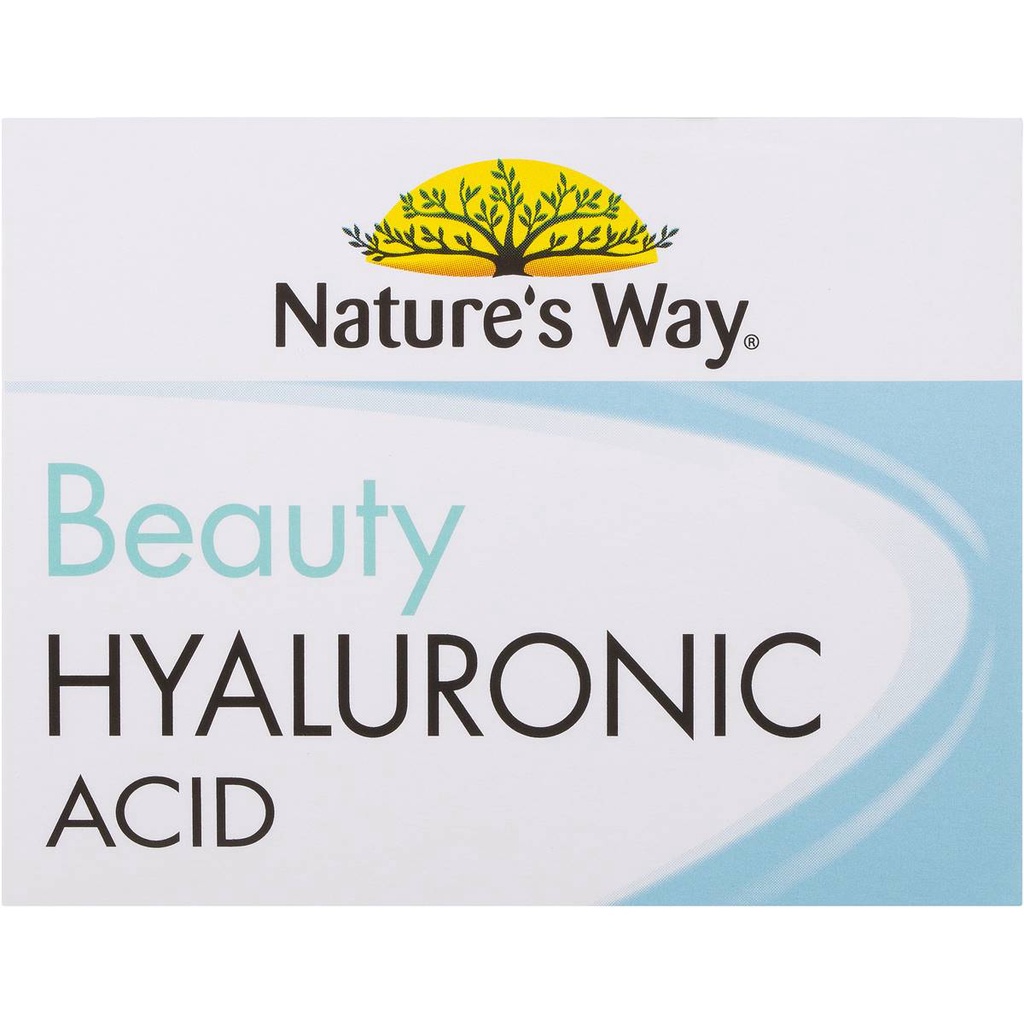 Viên Uống Nature's Way Beauty Hyaluronic Acid Hộp 40 Viên Extaste