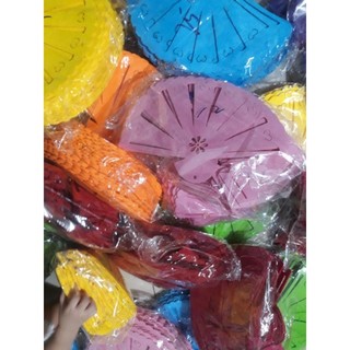 túi 10 cái quạt nỉ 32cm trang trí