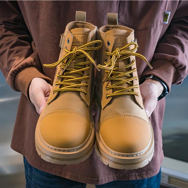 Giày Boot Nam STEP 2 Màu Đen - Cát GN364 - GN420