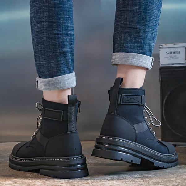 Giày Boot Nam STEP 2 Màu Đen - Cát GN364 - GN420