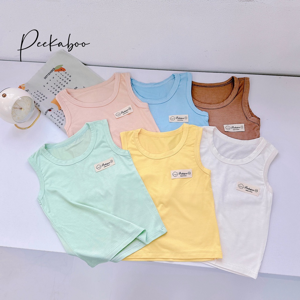 Combo 3 áo ba lỗ thun lạnh cho bé