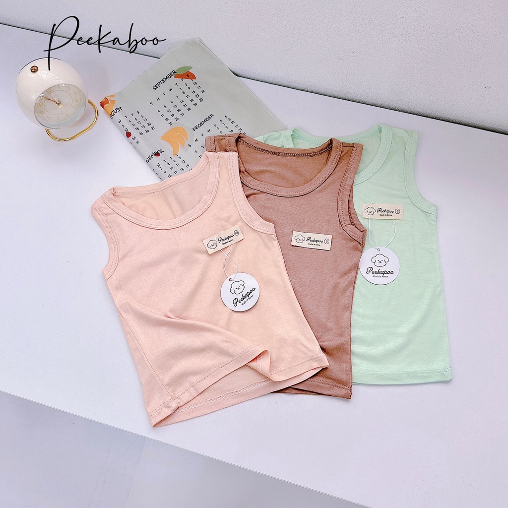 Combo 3 áo ba lỗ thun lạnh cho bé