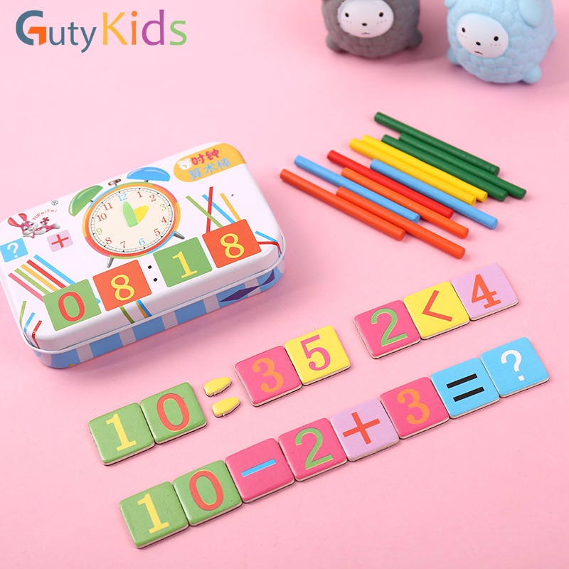 Hộp que tính thông minh giúp bé giỏi toán, nhanh nhạy, sáng tạo GUTYKIDS
