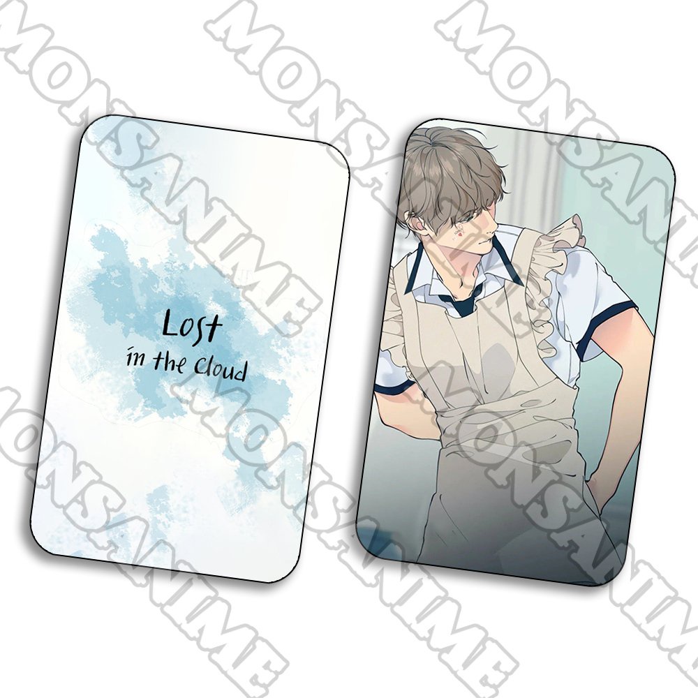 Ảnh card bo góc in hình Lạc giữa những tầng mây Lost in the cloud BL thẻ bo viền 5*8cm chibi sưu tầm 1 tấm