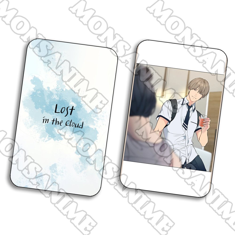 Ảnh card bo góc in hình Lạc giữa những tầng mây Lost in the cloud BL thẻ bo viền 5*8cm chibi sưu tầm 1 tấm