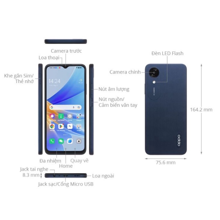 [GIẢM 30%] Điện thoại OPPO A17K (3GB | 64GB) - Điện thoại Hàng Chính Hãng Bảo hành 12 tháng Toàn Quốc | BigBuy360 - bigbuy360.vn