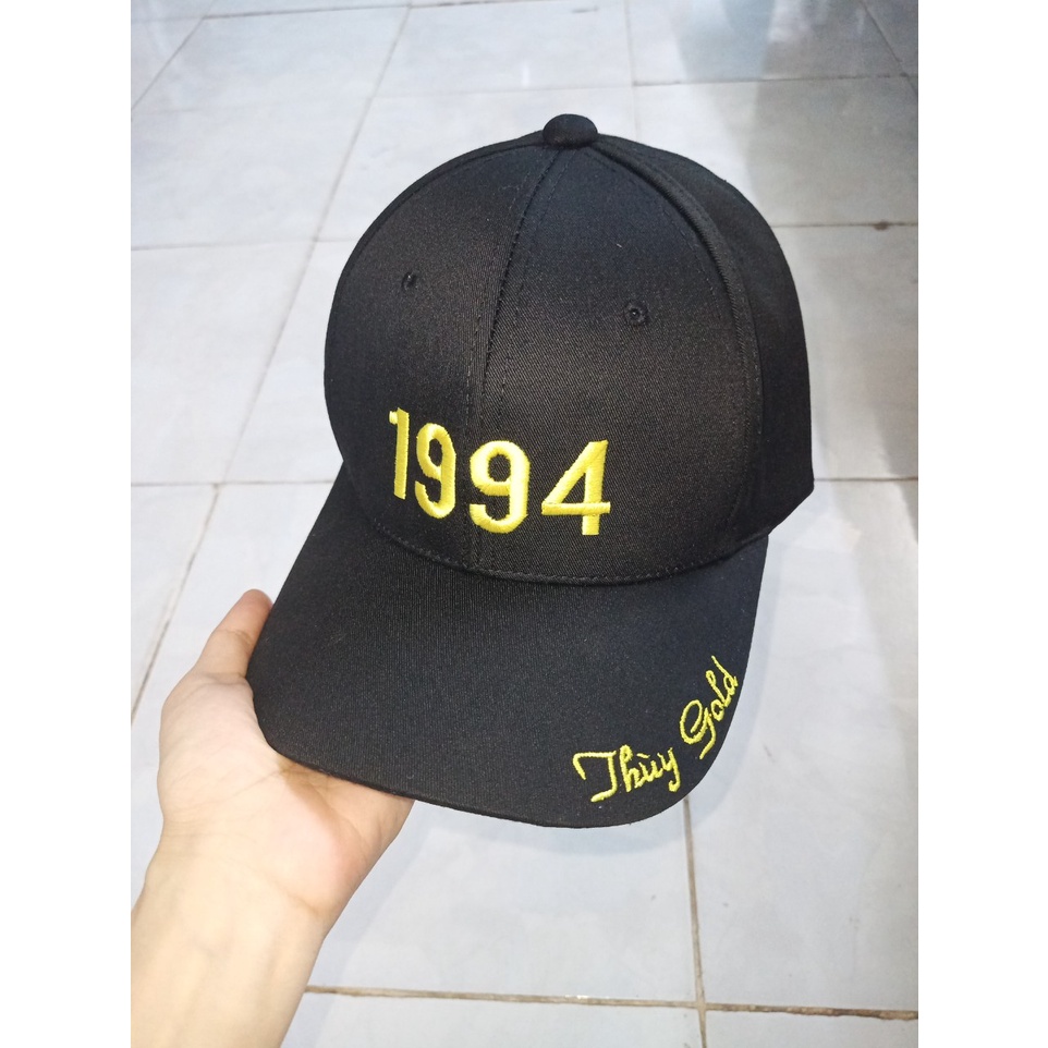 Mũ Nón Lưỡi Trai, Mũ Nón Kết Thêu Logo Theo Yêu Cầu Thêu Năm Sinh