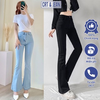 Quần jeans nữ ống loe CRT&JEAN chất co giãn QJ16