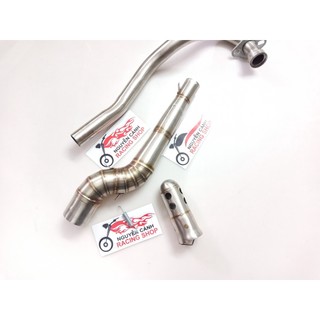 Cổ pô 2 khúc có tiêu giảm thanh xe jupiter