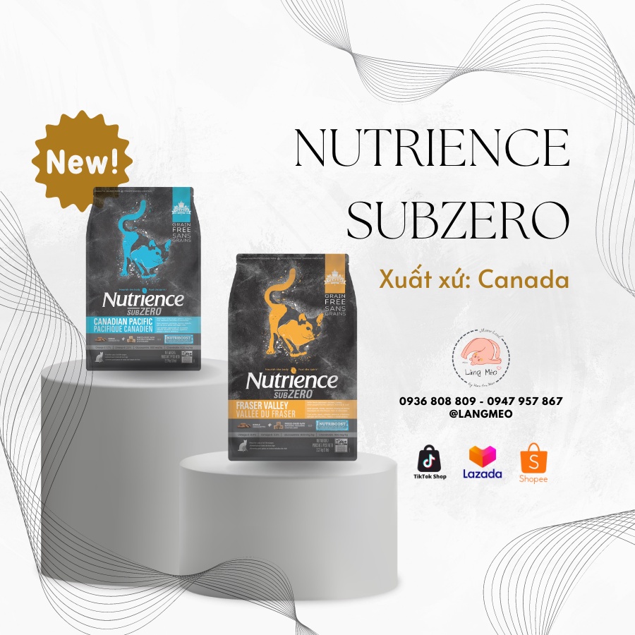 Thức ăn khô Nutrience Subzero Grain Free 5kg
