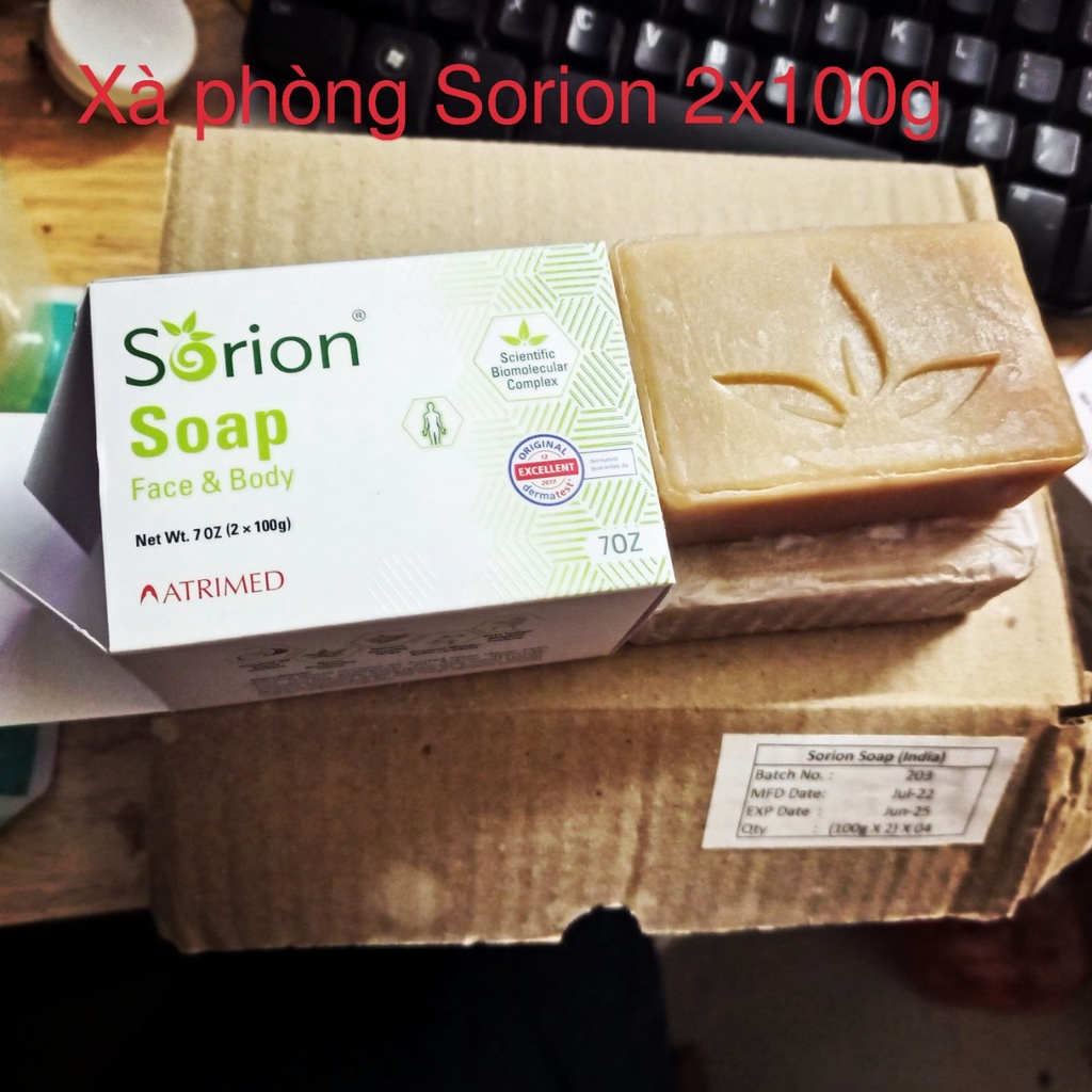 XÀ PHÒNG SORION CHÍNH HÃNG 2X100G