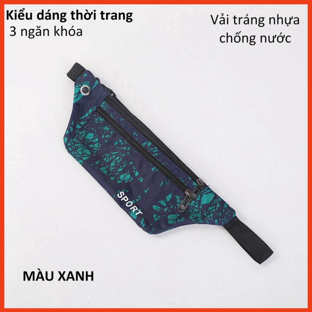 Túi đựng điện thoại chạy bộ thời trang T013 Túi đeo bụng thể thao Túi đeo thắt lưng chạy bộ Túi đeo hông al325