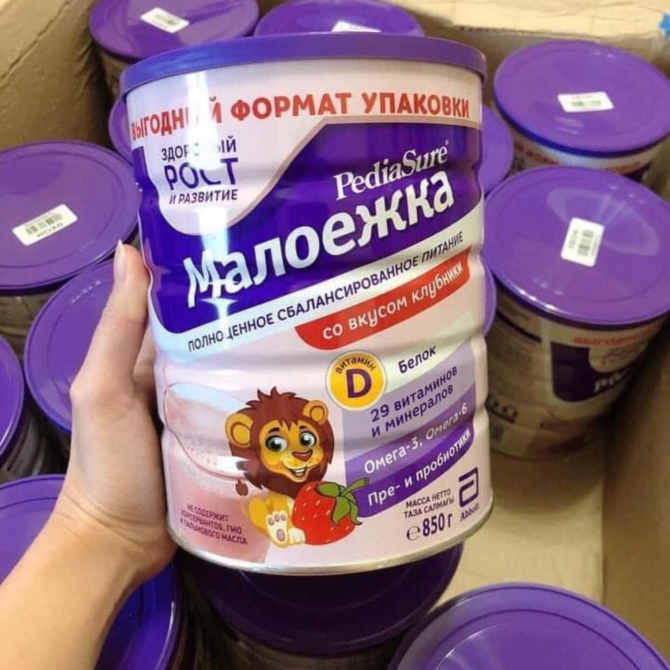 Sữa Pediasure Nga vani 850g với hệ dưỡng chất tiên tiến dành cho trẻ biếng ăn.
