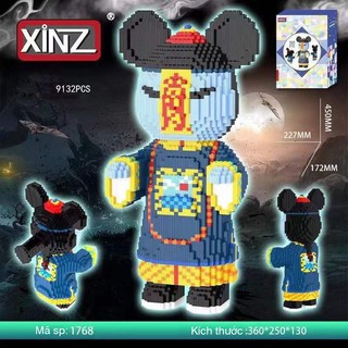 Mô hình Lego lắp ráp Cương Thi vòng ngọc size 45cm - Tặng búa