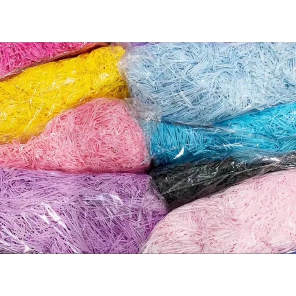 Rơm giấy - giấy vụn sợi trang trí