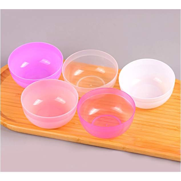 Bộ chén thìa nhựa trộn kem mặt nạ