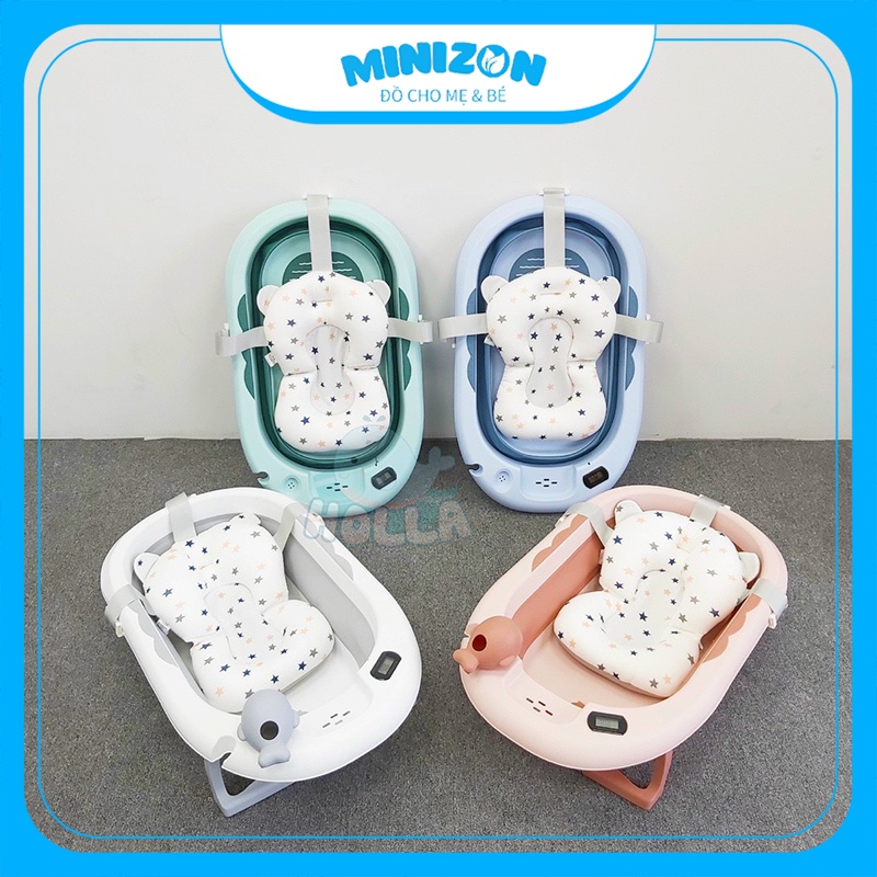 Chậu Tắm Kèm Phao Gấp Gọn Có Nhiệt Kế Holla HL-03204