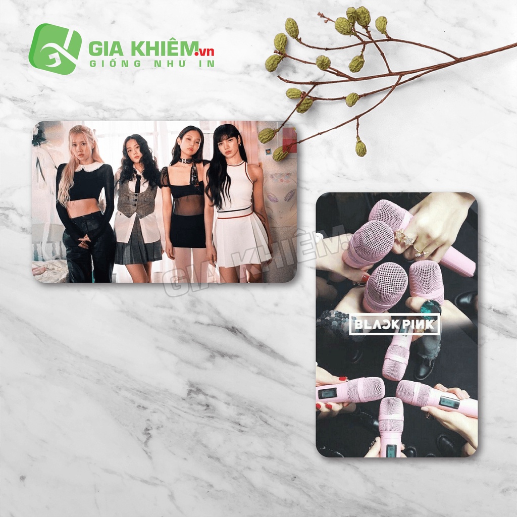 Card bo góc giấy BLACKPINK