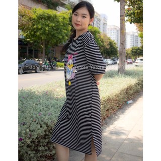 Đầm in hình siêu cute-Bigsize-Ystore