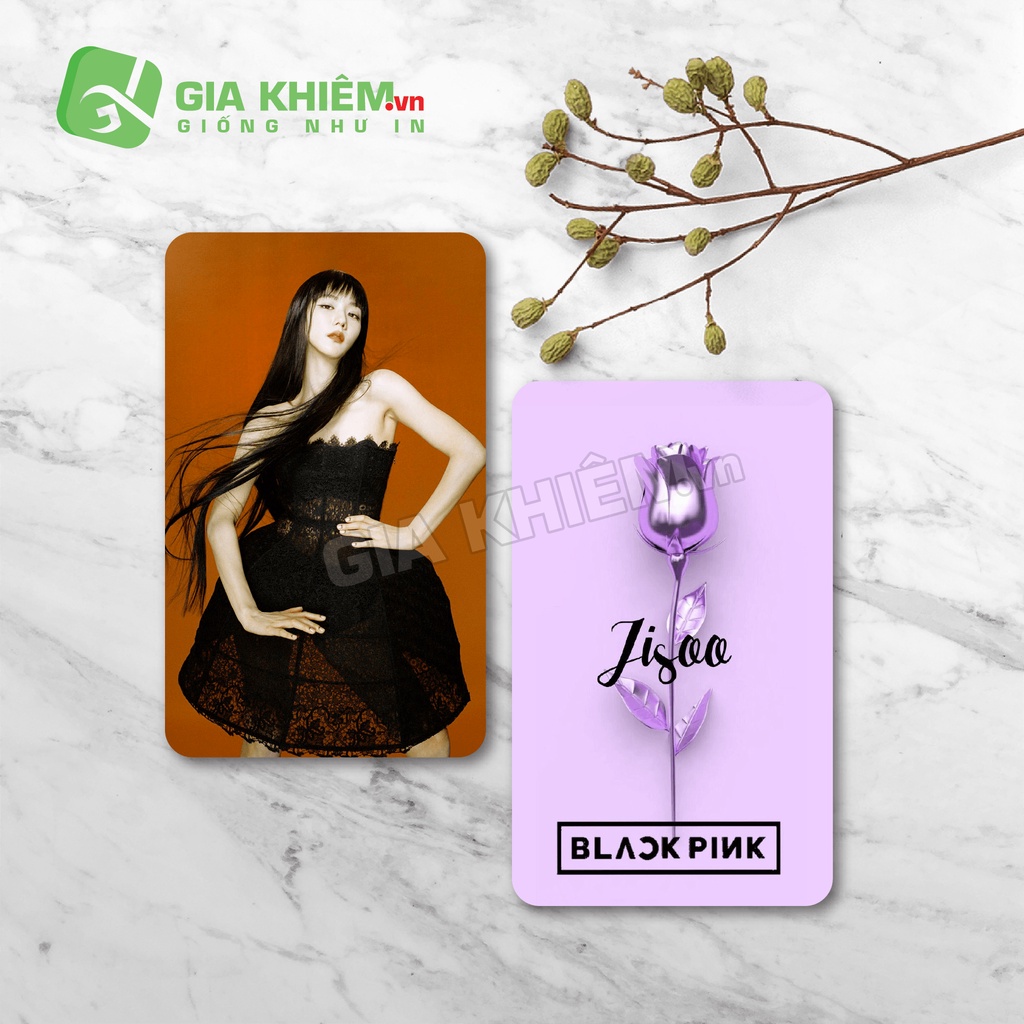 Card bo góc giấy BLACKPINK