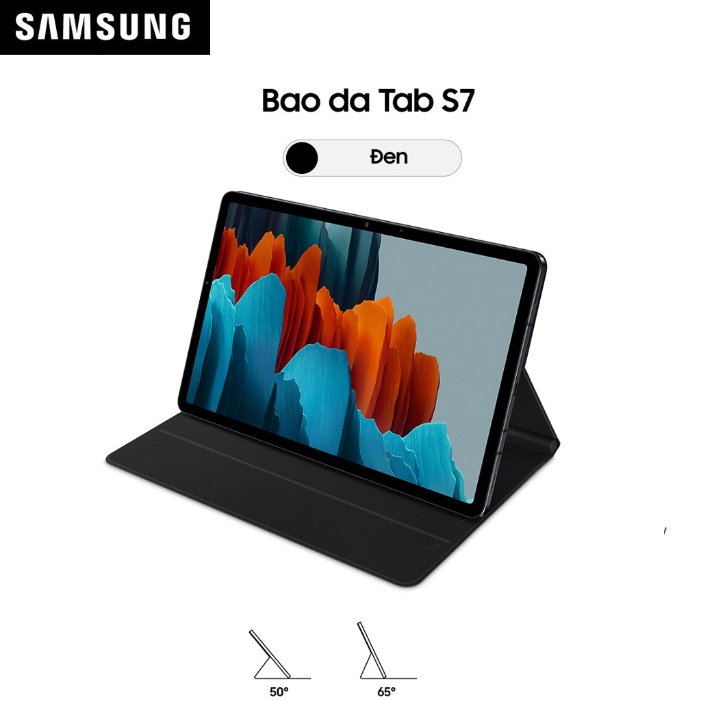 Bao Da Samsung Galaxy Tab S7 và S8 Book Cover - Hàng Chính Hãng