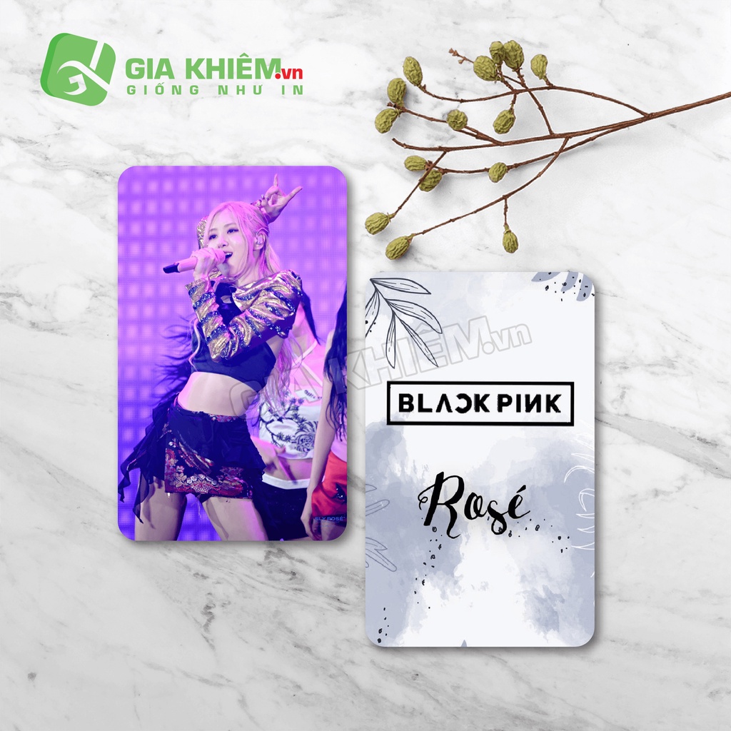 Card bo góc giấy BLACKPINK
