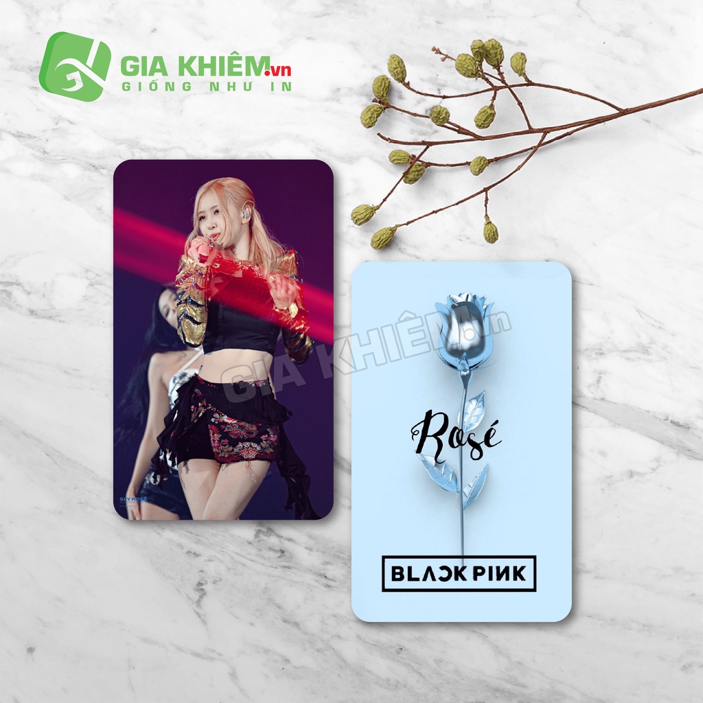 Card bo góc giấy BLACKPINK