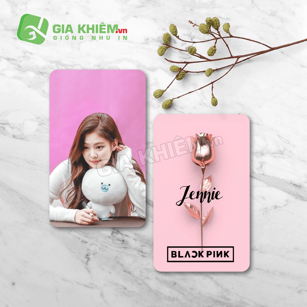 Card bo góc giấy BLACKPINK