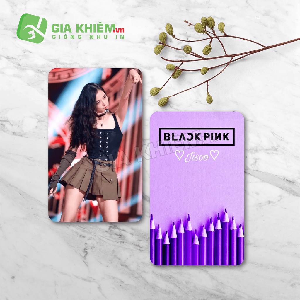 Card bo góc giấy BLACKPINK
