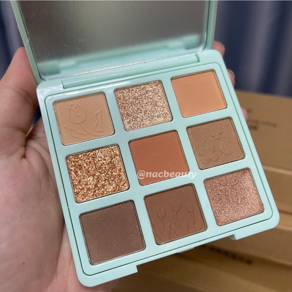 Bảng phấn mắt hoa cẩm tú cầu GOGO TALES 9 màu Monet Garden nội địa Trung GT289 - NAC beauty