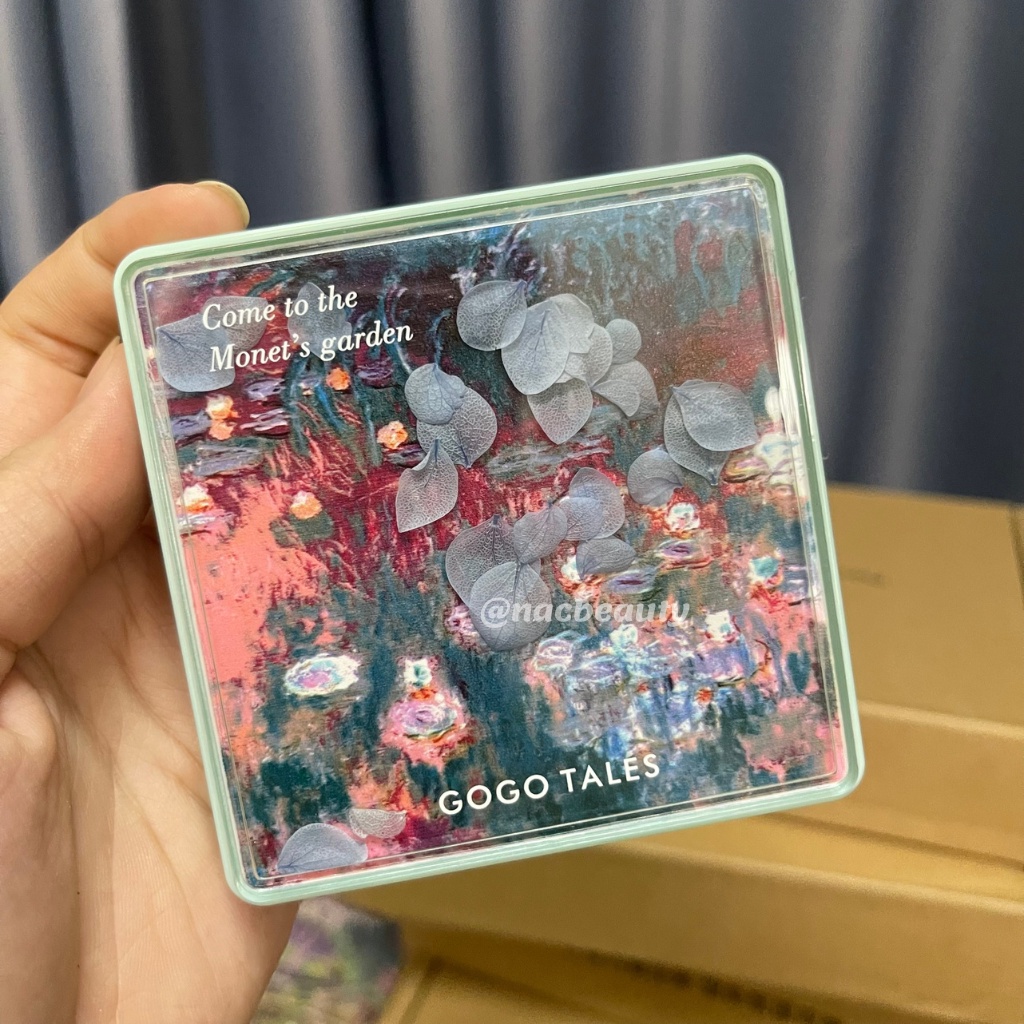 Bảng phấn mắt hoa cẩm tú cầu GOGO TALES 9 màu Monet Garden nội địa Trung GT289 - NAC beauty