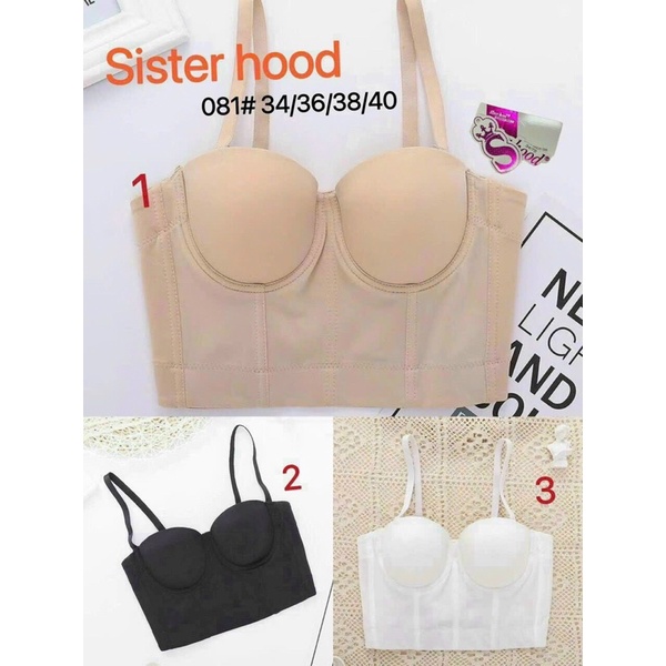 Áo Corset 2 dây Sister hood che khuyết điểm đẩy ngực Siêu Hot