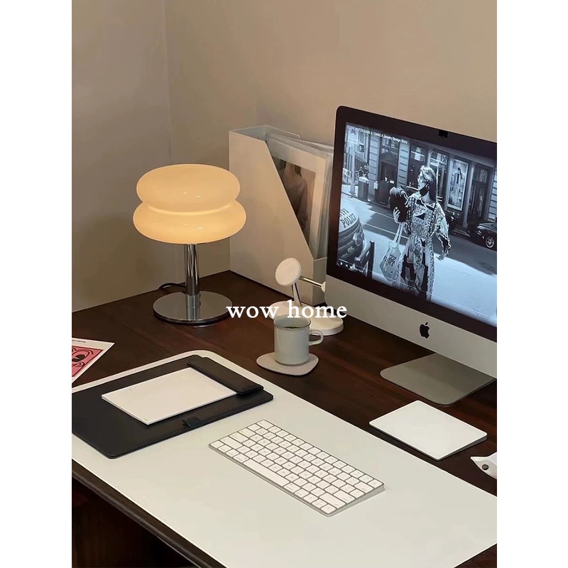 Đèn thủy tinh, đèn ngủ, đèn để bàn Pumkin Lamp trang trí phòng khách, phòng ngủ