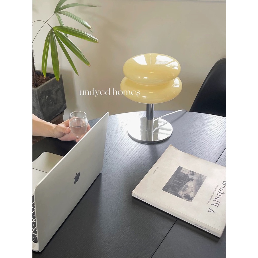 Đèn thủy tinh, đèn ngủ, đèn để bàn Pumkin Lamp trang trí phòng khách, phòng ngủ