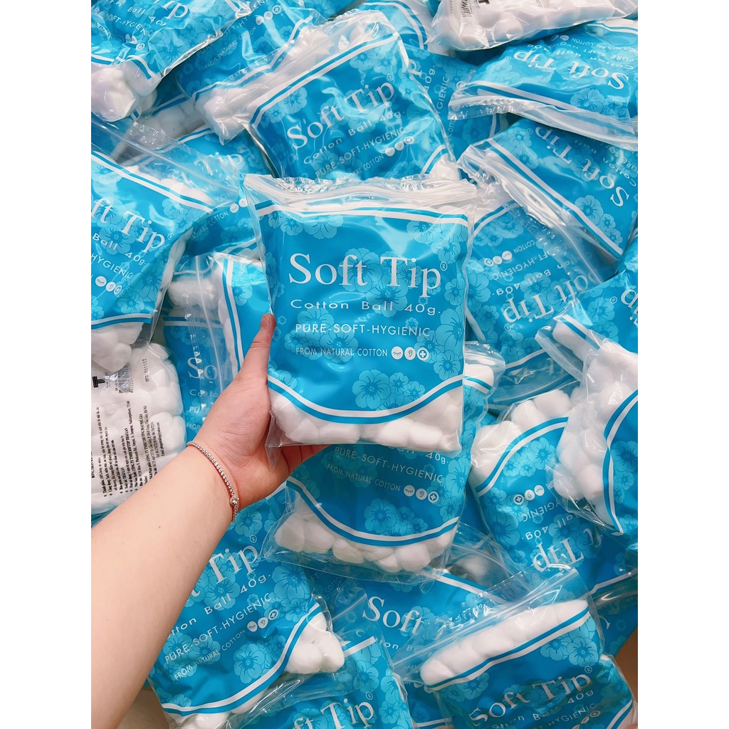 Bông gòn viên tròn Soft Tip - Bông Gòn Đút Tai Cho Mẹ Sau Sinh