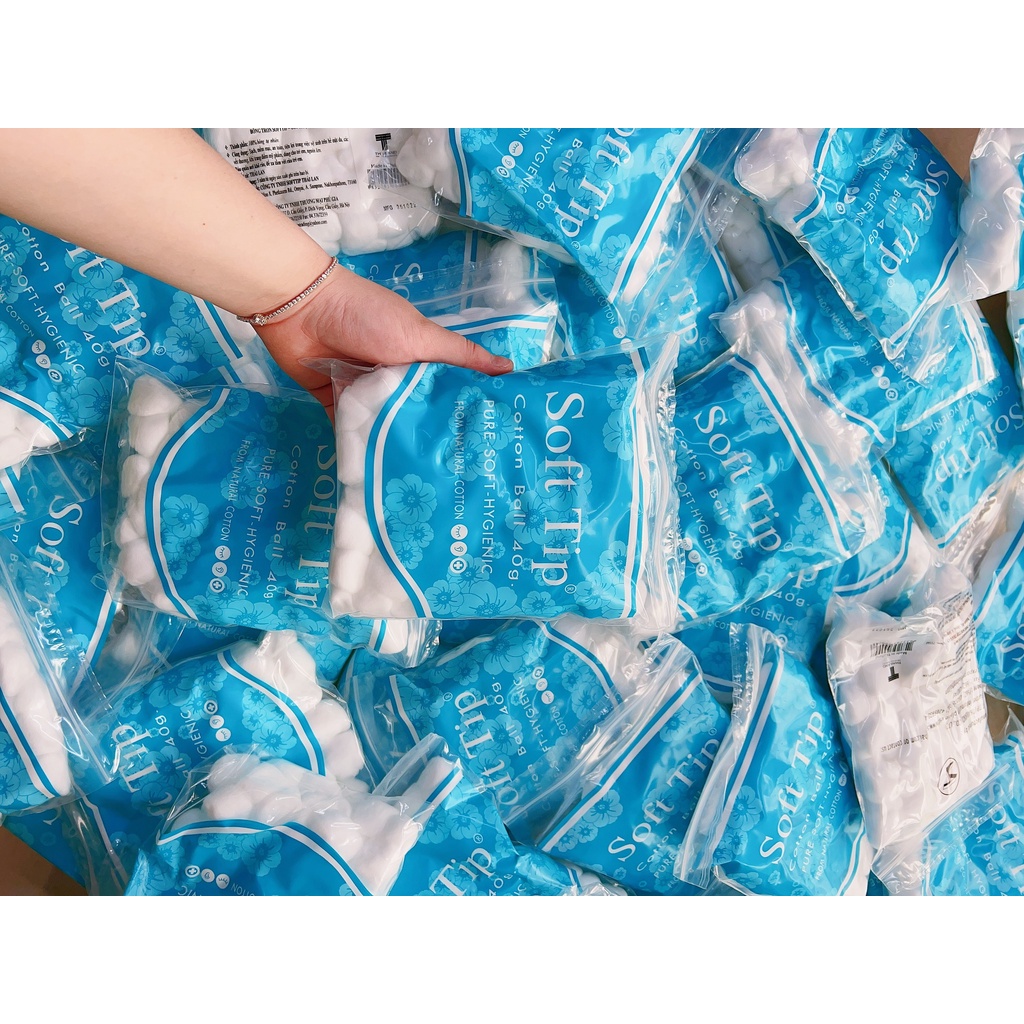Bông gòn viên tròn Soft Tip - Bông Gòn Đút Tai Cho Mẹ Sau Sinh
