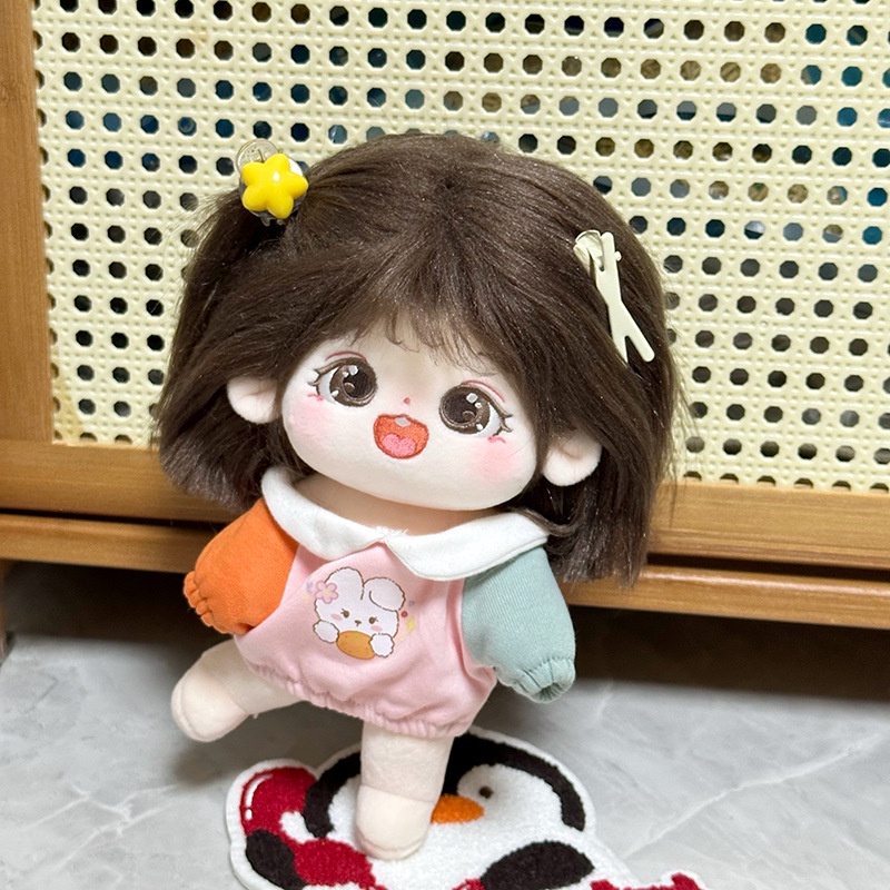 Áo sweater tay ráp loang cho bé doll 20cm