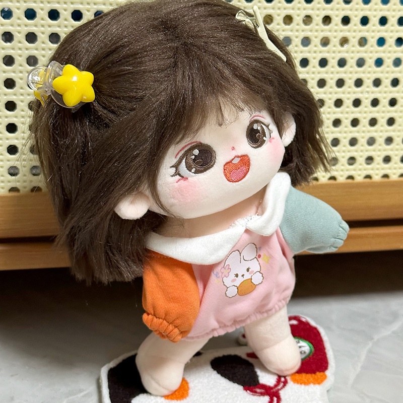Áo sweater tay ráp loang cho bé doll 20cm