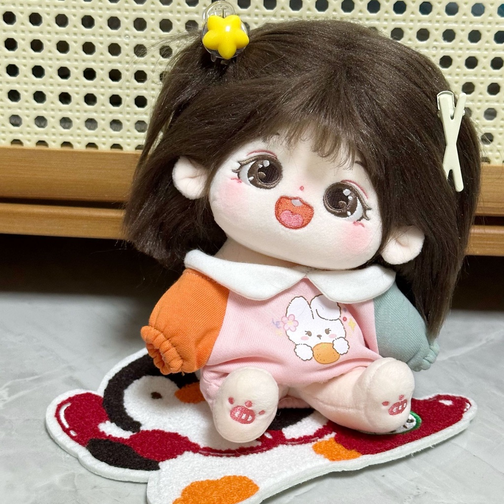 Áo sweater tay ráp loang cho bé doll 20cm