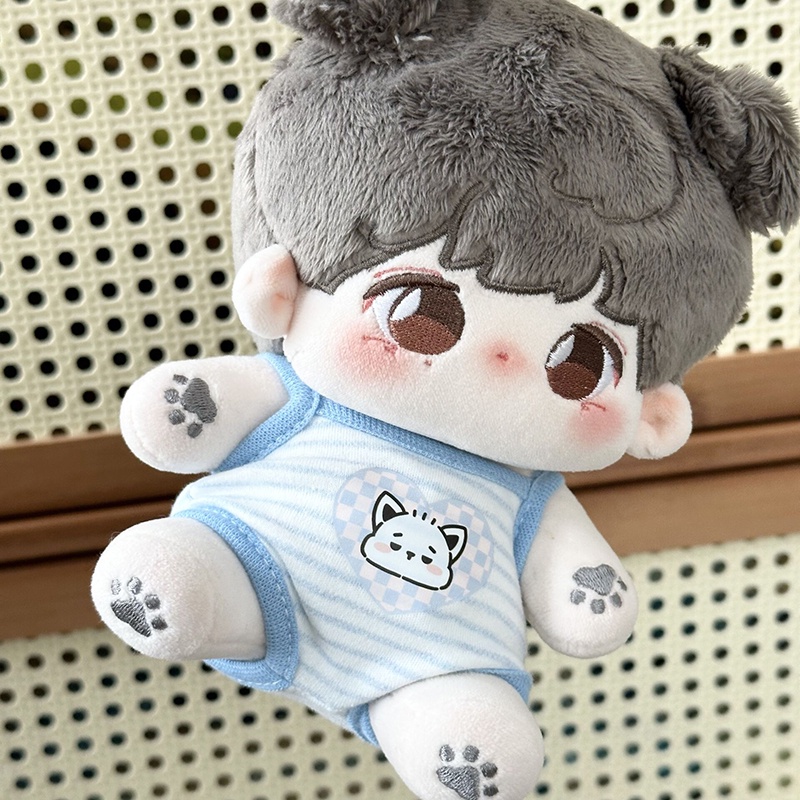 Áo jump liền thân hai dây hình dễ thương cho bé doll 10cm 20cm