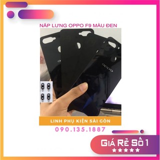 Nắp lưng oppo f9 màu đen kèm kính camera