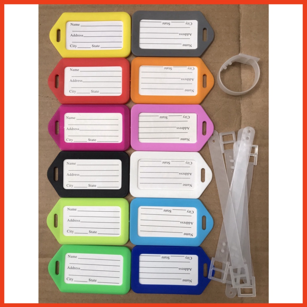móc khóa MK5 thẻ tên name tag ghi thông tin Thẻ đánh dấu chìa khóa và ghi chú thông tin vali hành lý valy al325