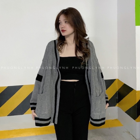 Áo khoác cardigan , áo khoác len nữ , áo khoác len cardigan nữ chất len siêu dày hàng loại 1 PLA146- SHOP PHUONG LYNH