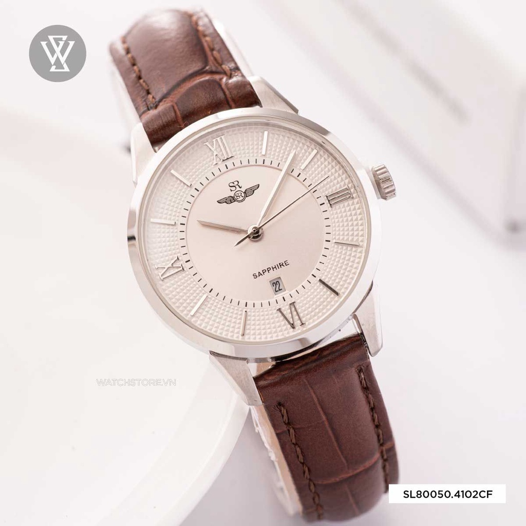 SRWatch SL80050.4102CF - Đồng Hồ Nữ - Pin  / Quartz - Kính Sapphire - Size Mặt 30mm - Bảo Hành 5 Năm