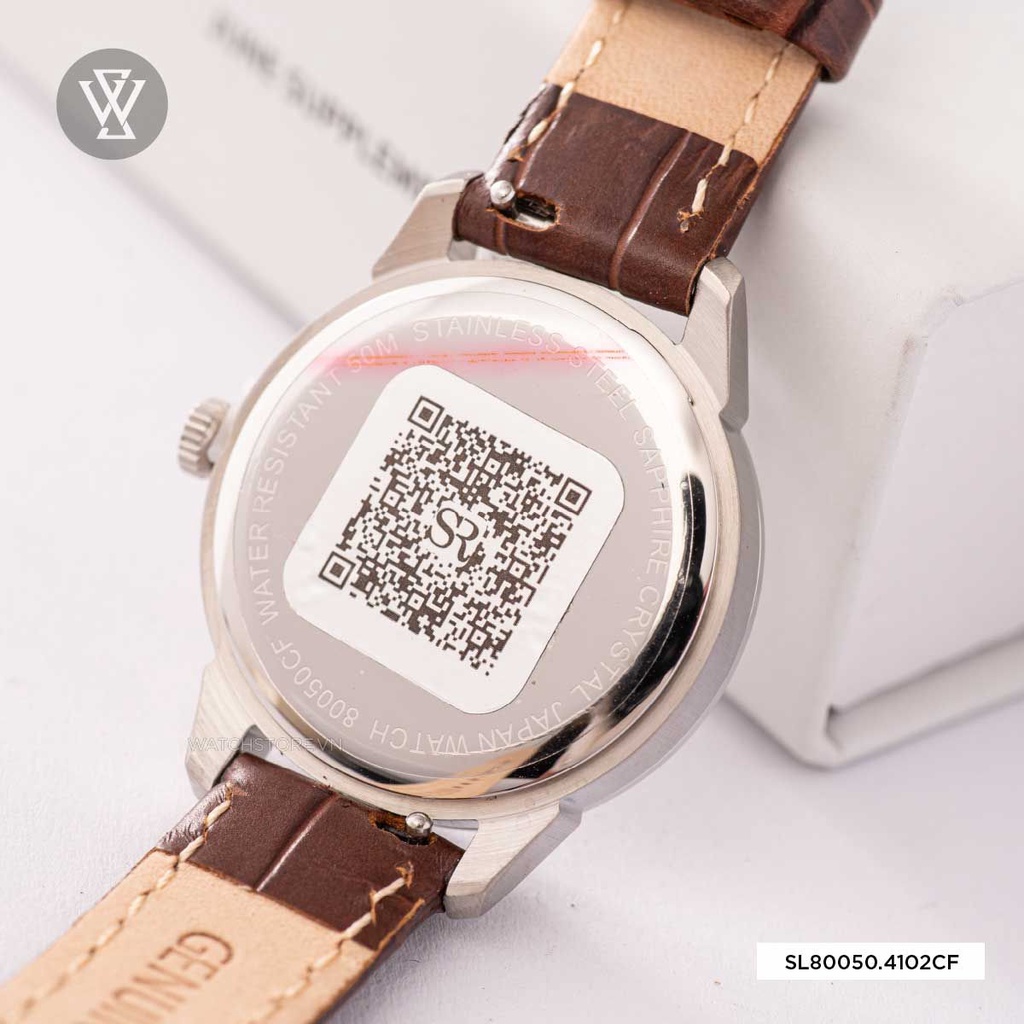 SRWatch SL80050.4102CF - Đồng Hồ Nữ - Pin  / Quartz - Kính Sapphire - Size Mặt 30mm - Bảo Hành 5 Năm