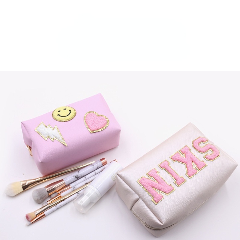 Túi Đựng Đồ Trang Điểm Hình Vuông Cỡ Lớn Chống Thấm Nước Dễ Thương