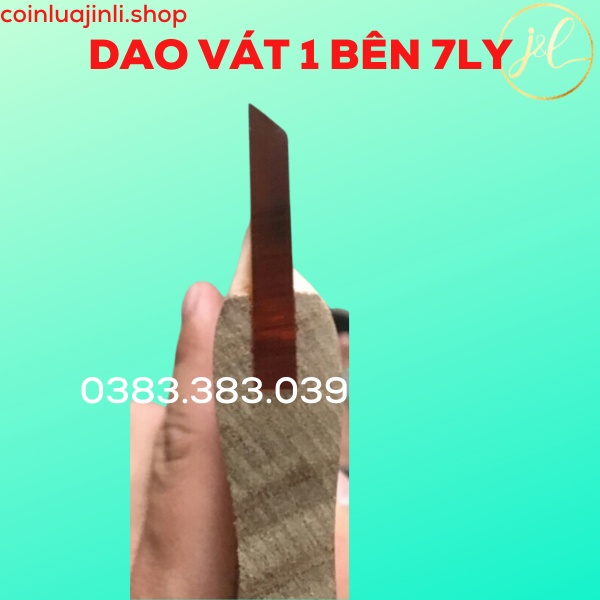 Lưỡi dao gạt mực in lụa 7mm lưỡi vát 1 bên độ cứng 70A