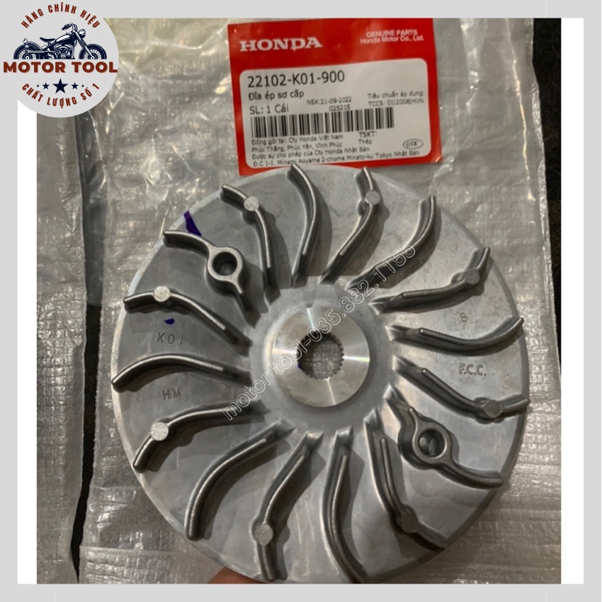 Đôi Côn Trước Cánh Quạt Và Chén Đựng Bi Xe Máy SH K01, Bát Bi Cánh Quạt Cho Honda Hàng Xịn